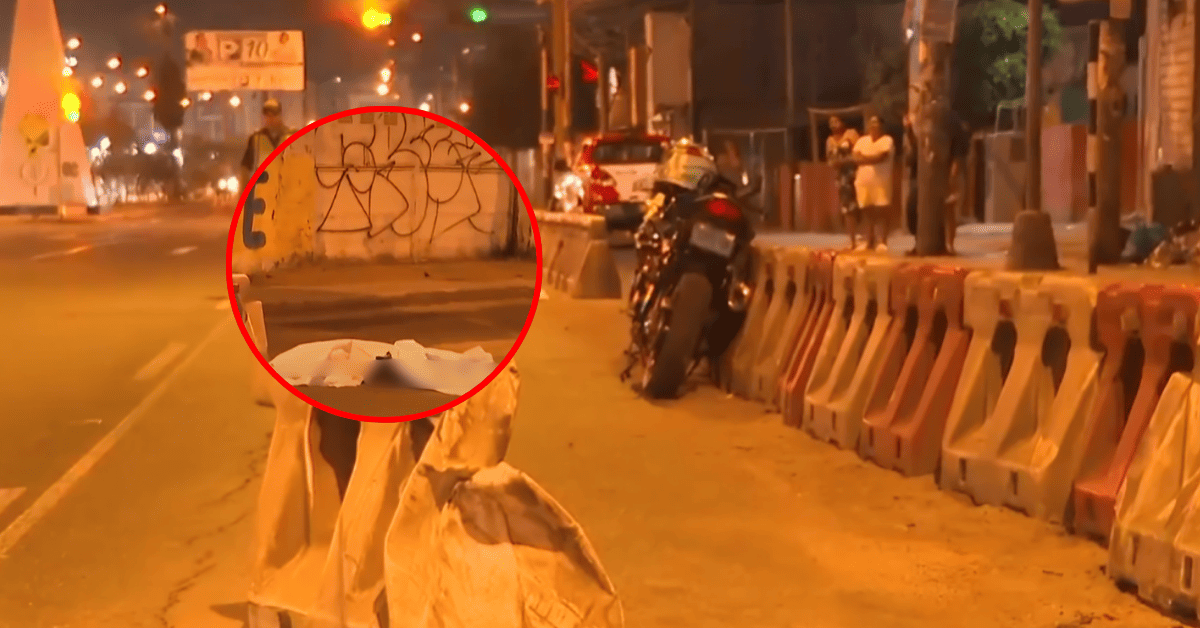 Tragedia en el Rímac: Un motociclista pierde la vida tras aparatoso despiste y posterior colisión en la avenida Tacna