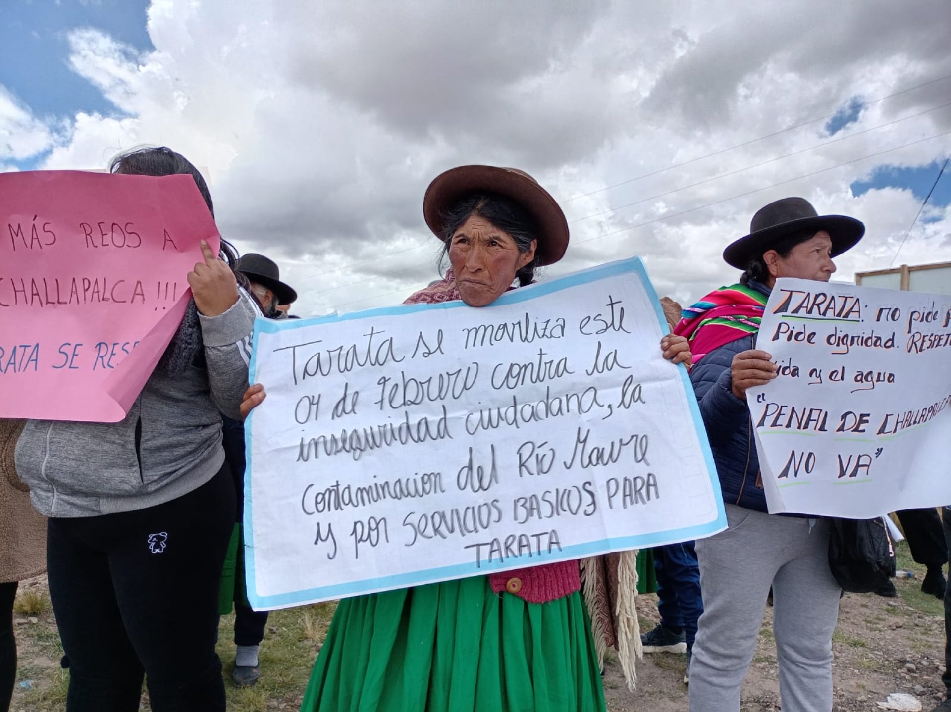 Contra inseguridad ciudadana y contaminaci�n del r�o Maure