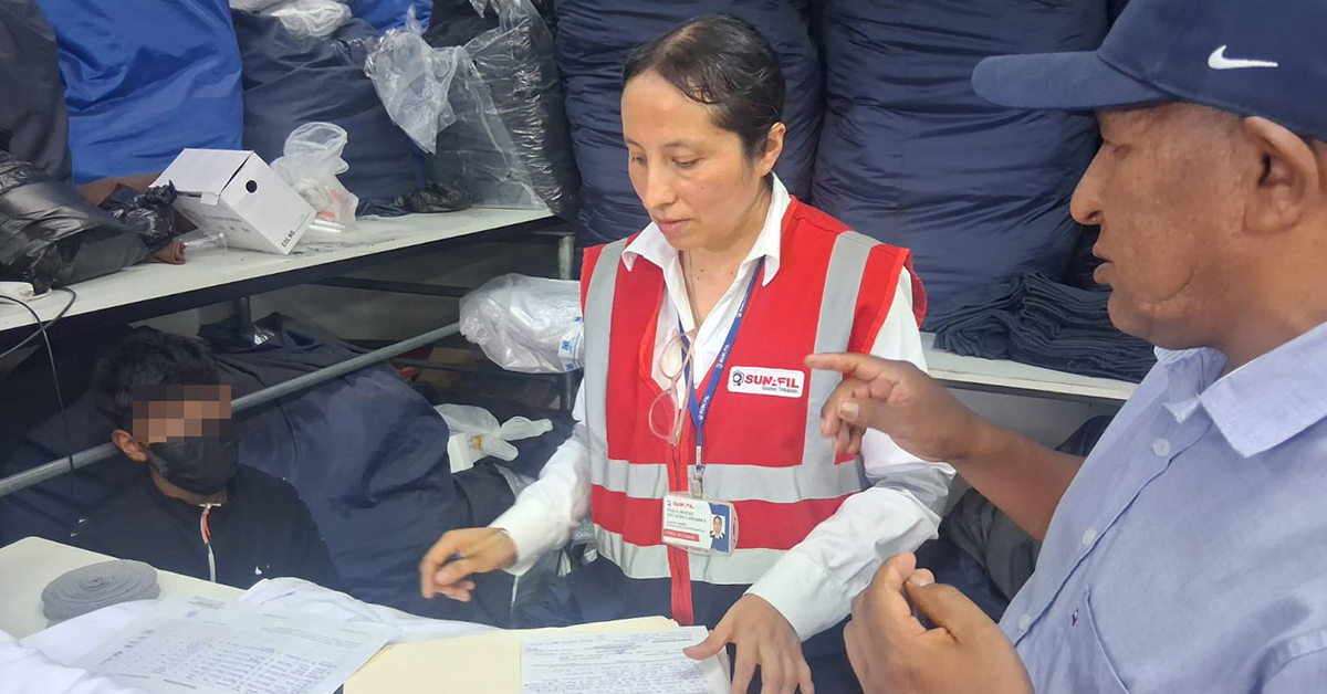 La Victoria: Sunafil encuentra a un adolescente de 15 años trabajando en un taller textil del emporio de Gamarra