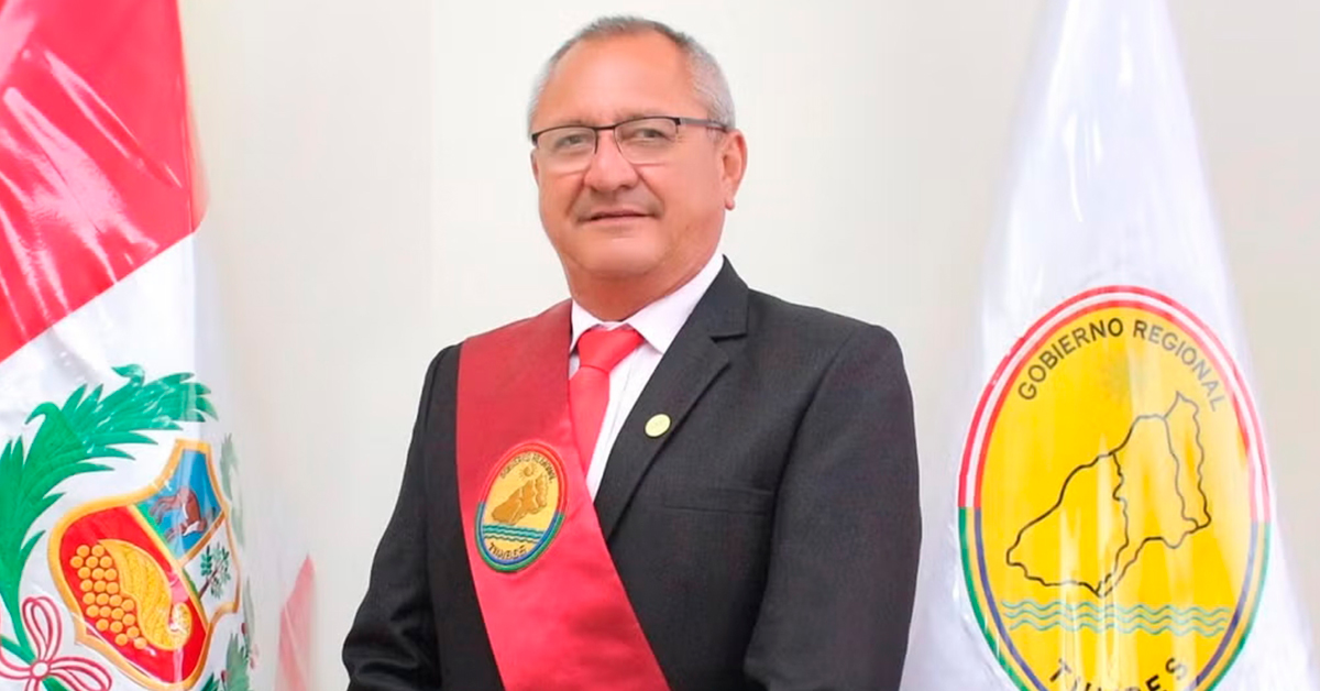 Gobernador regional de Tumbes fue detenido por presunto lavado de activos