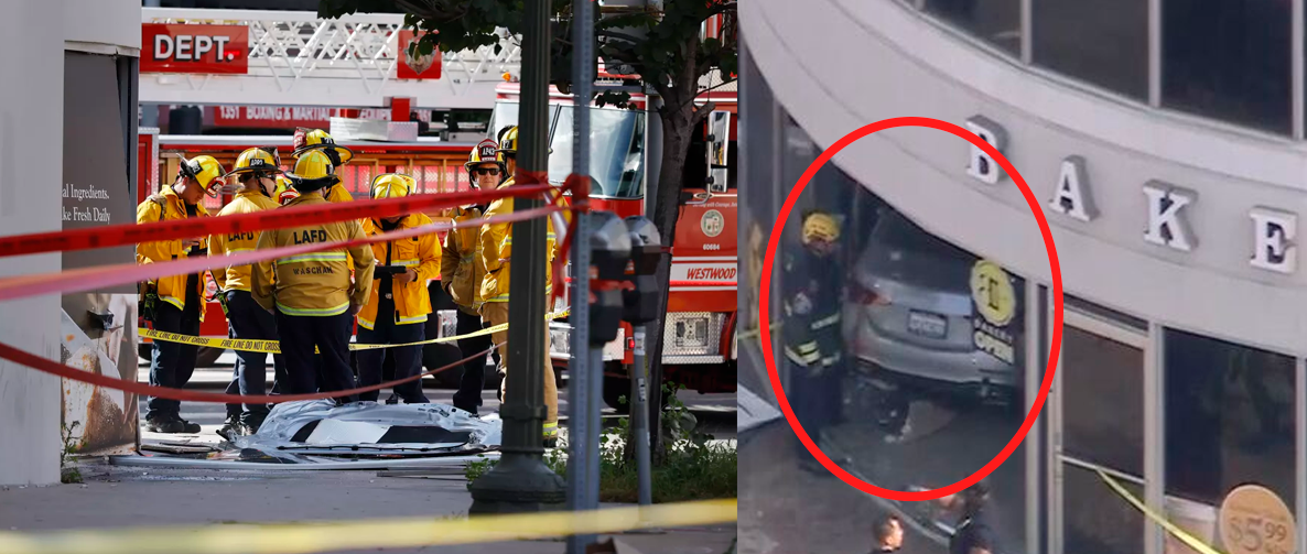 Coche se estrella contra un supermercado y deja tres muertos en Los �ngeles