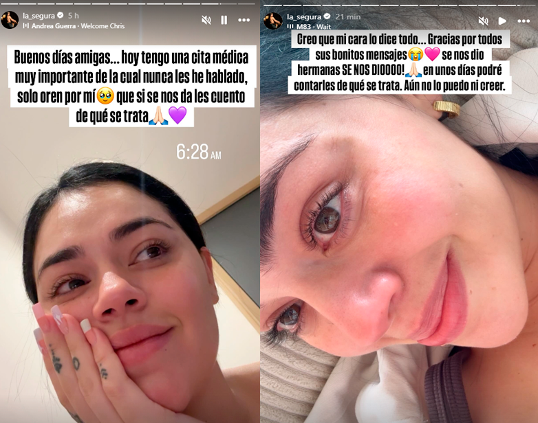Natalia Segura preocupa a sus seguidores al pedir que oren por ella.