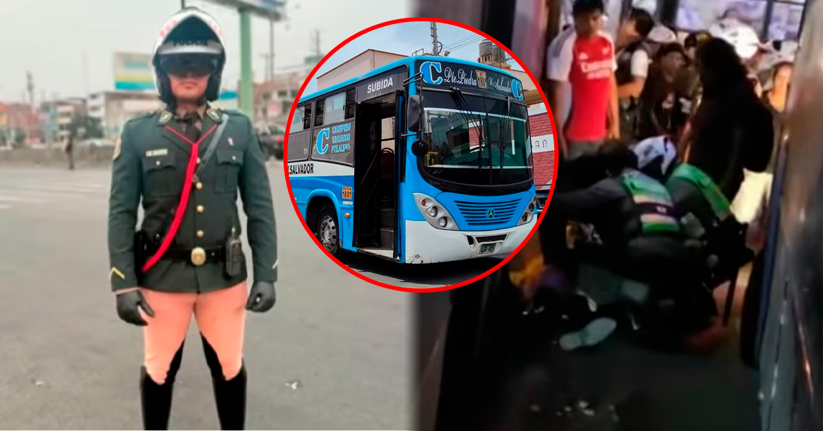 ATU traslada a depósito buses de transporte público que aplastaron a policía en Los Olivos