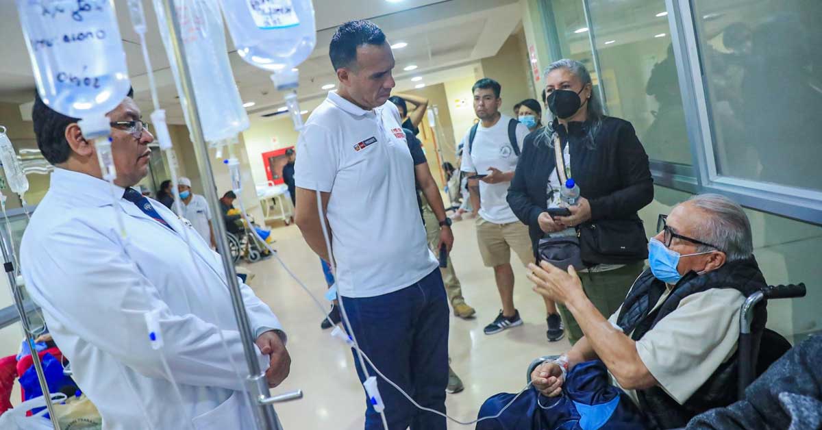 José Jerí realiza visitas inopinadas a hospitales de Lima para mejorar servicio de salud