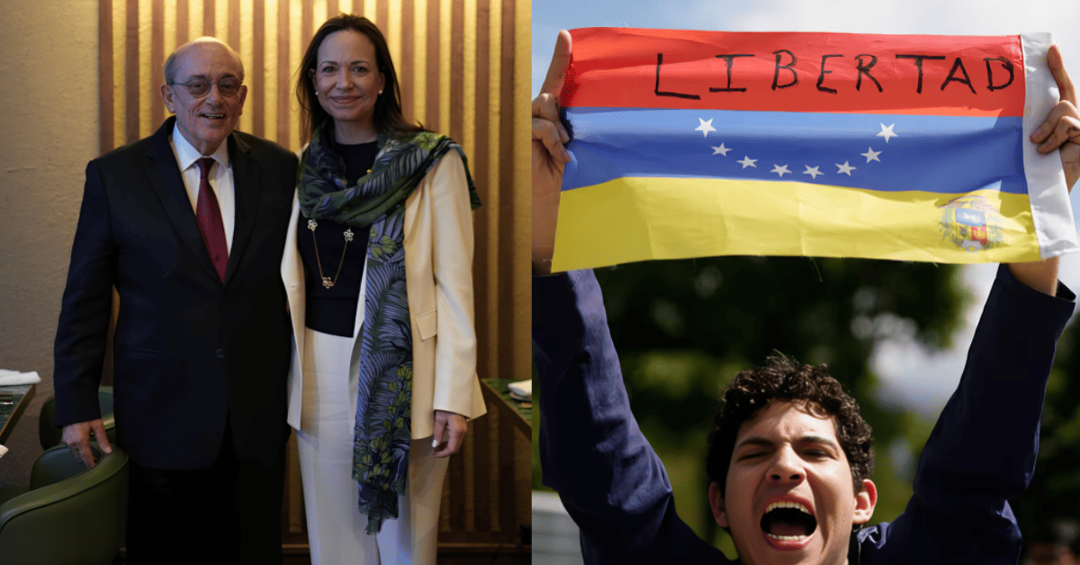 Hugo de Zela agradece a María Corina Machado tras reunión y asegura: "Pueden contar con nuestro fraternal respaldo"