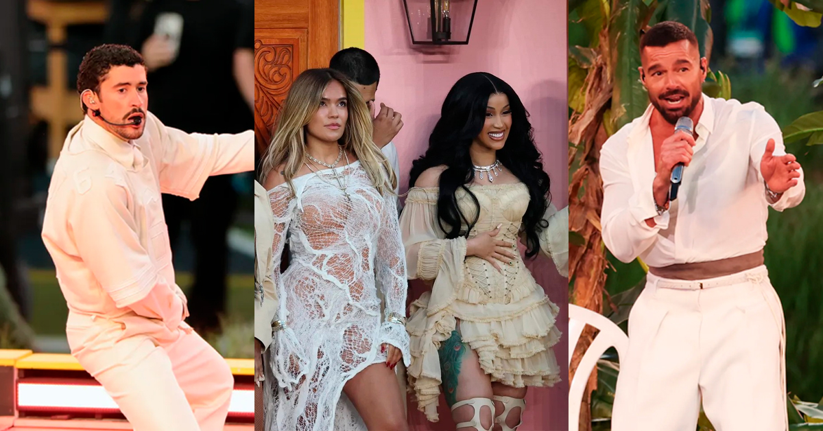 Super Bowl: Ricky Martin, Karol G, Cardi B y otras estrellas en el show de medio tiempo de Bad Bunny