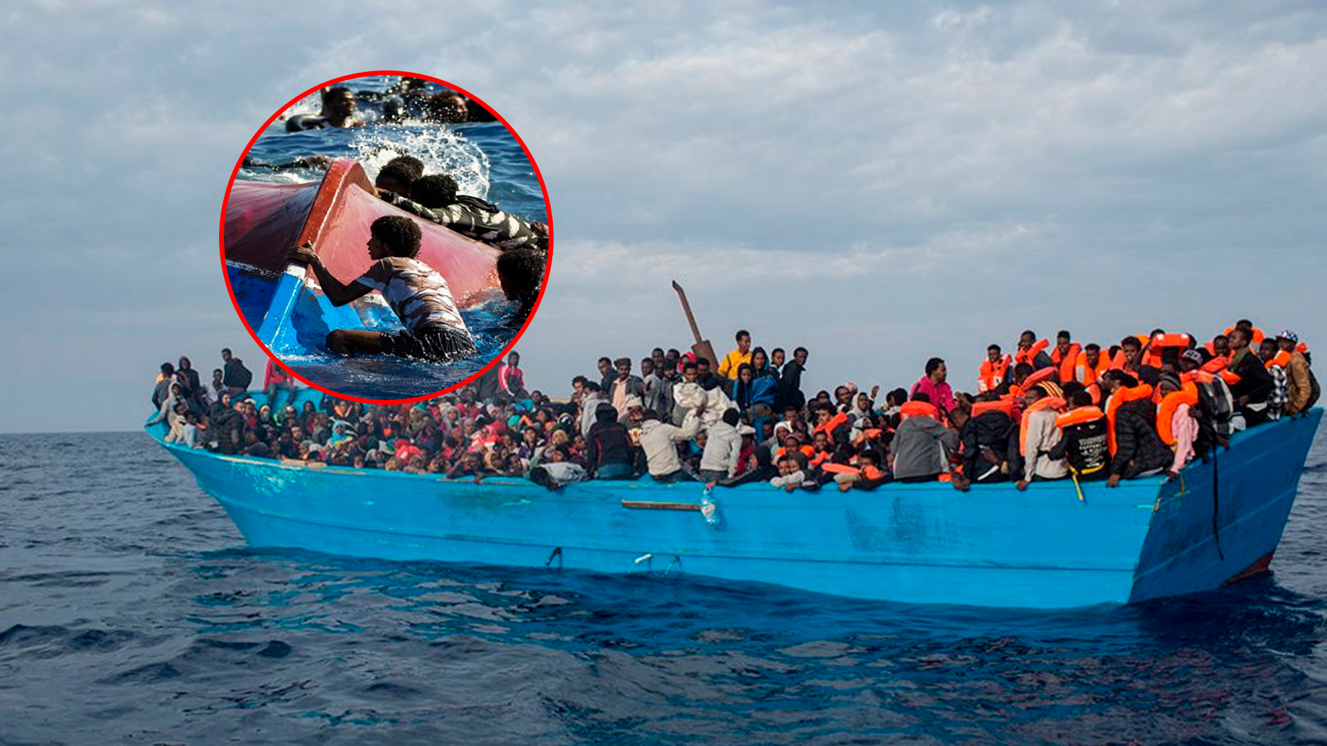 Dos bebés entre los desaparecidos tras naufragio de migrantes frente a Libia