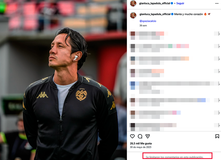 Decisi�n de Lapadula tras ampay con otra mujer: Limit� comentarios.