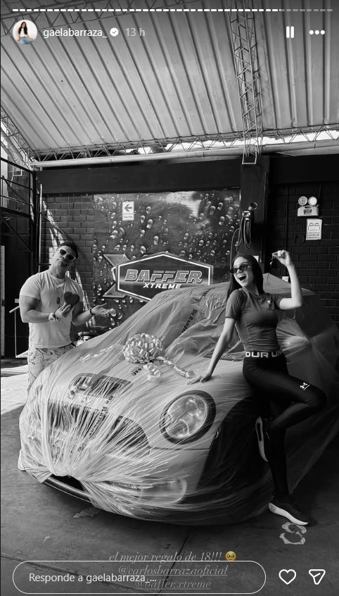 Tomate Barraza sorprende a su hija Gaela con regalazo por sus 18 a�os