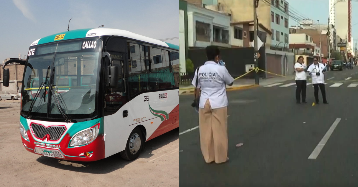 Pánico en Pueblo Libre: Sujetos disparan cerca a bus de Transporte Pesqueros