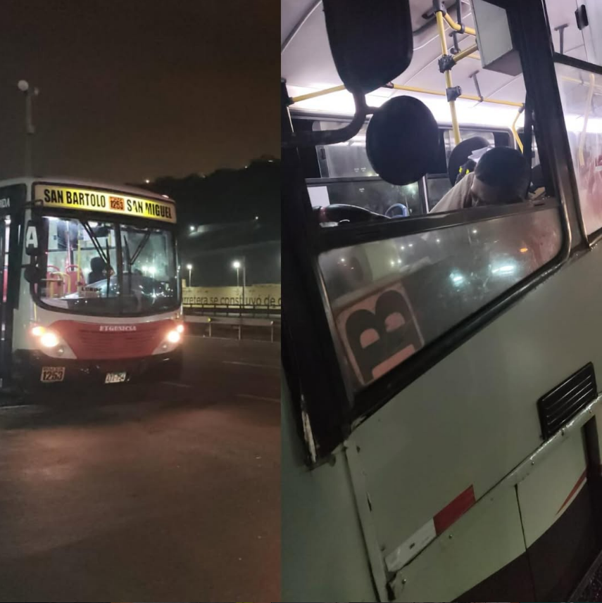 Sicarios asesinan a chofer de bus de Transporte Guadulfo Silva Carbajal.