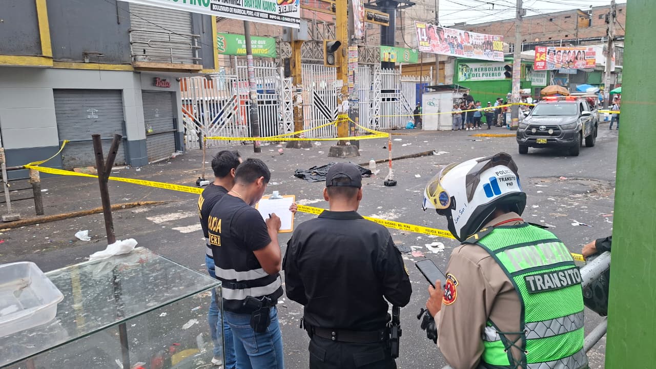 Terror en La Victoria: Balacera fuera de Gamarra deja un muerte y un comerciante herido