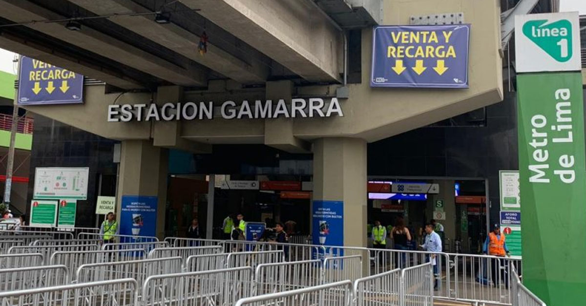 Línea 1 del Metro de Lima: Anuncian cierre parcial de la Estación Gamarra tras balacera que dejó un muerto