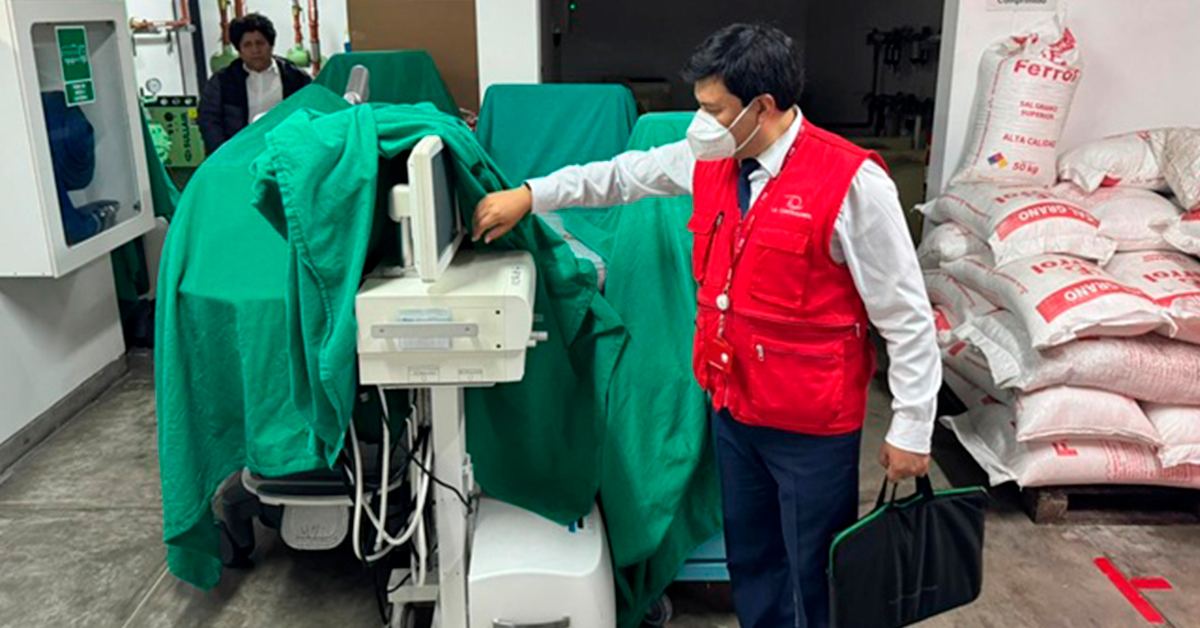 Crisis sanitaria: Contraloría encuentra 90 equipos biomédicos inoperativos en el INCOR y 82 medicamentos en bajo stock