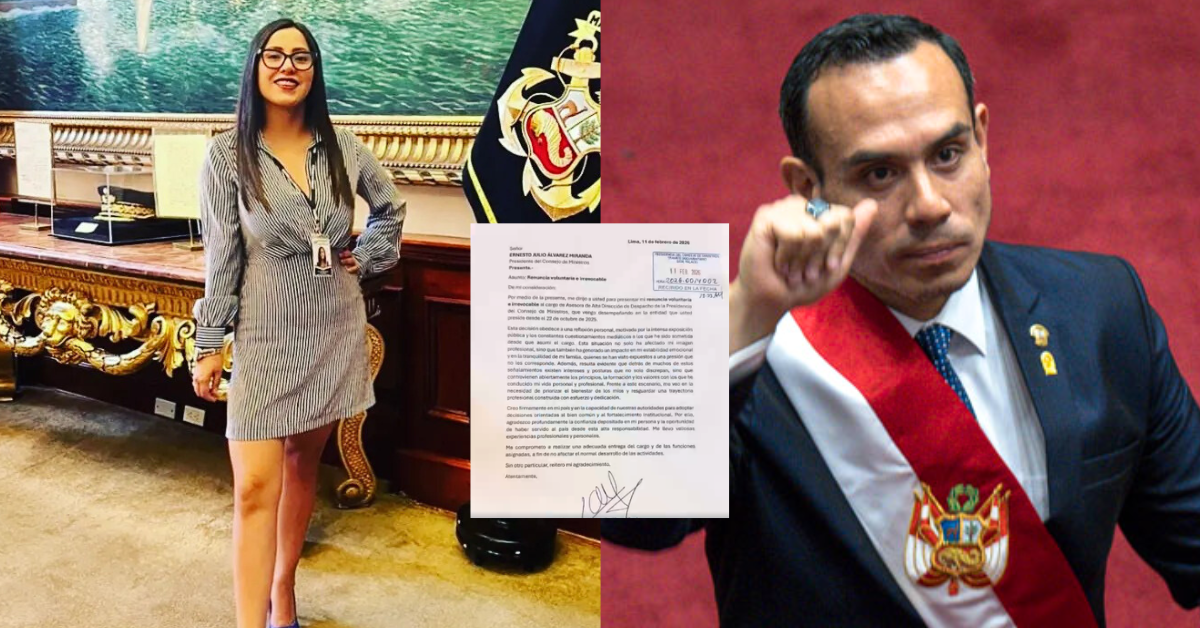 José Jerí: Renunció asesora de la PCM que obtuvo contrato tras visitar al presidente