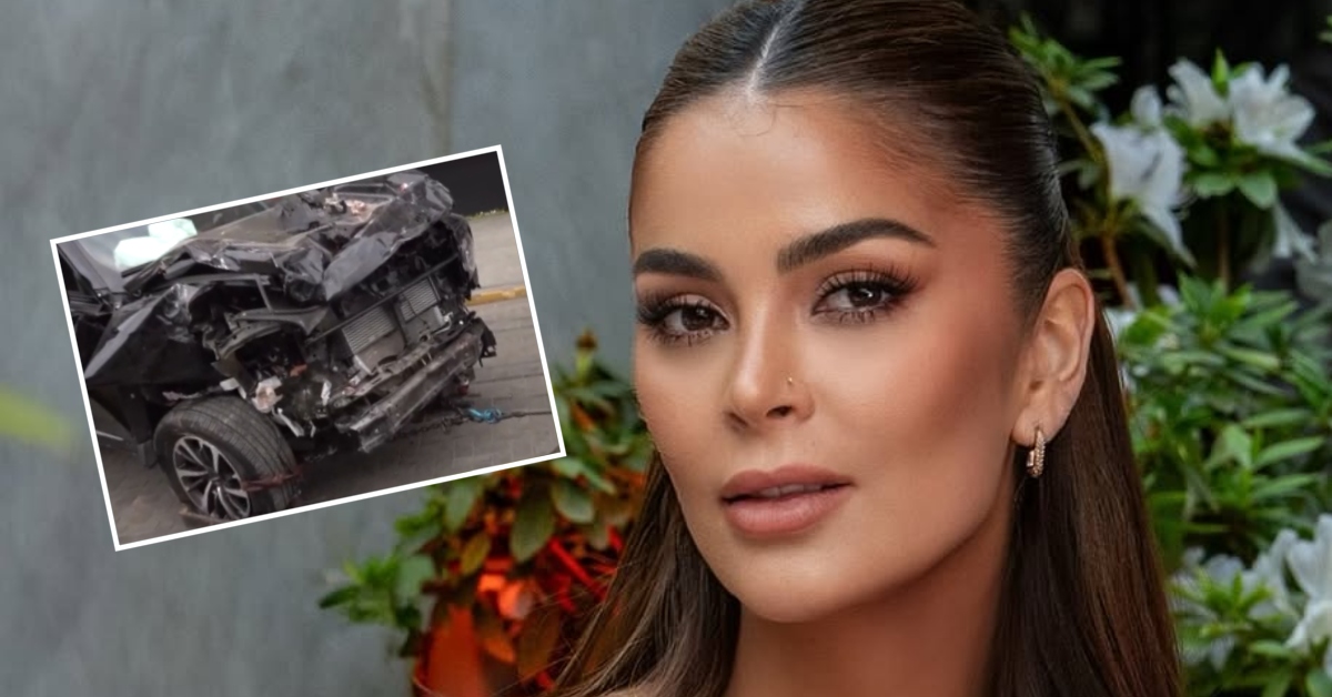 Laura Spoya termina hospitalizada tras sufrir aparatoso accidente mientras manejaba su camioneta