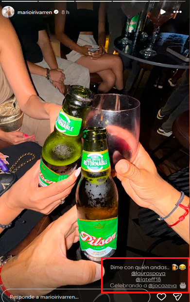 Mario Irivarren revela foto de lo que habr�a sido su reuni�n con Laura Spoya horas antes del accidente.