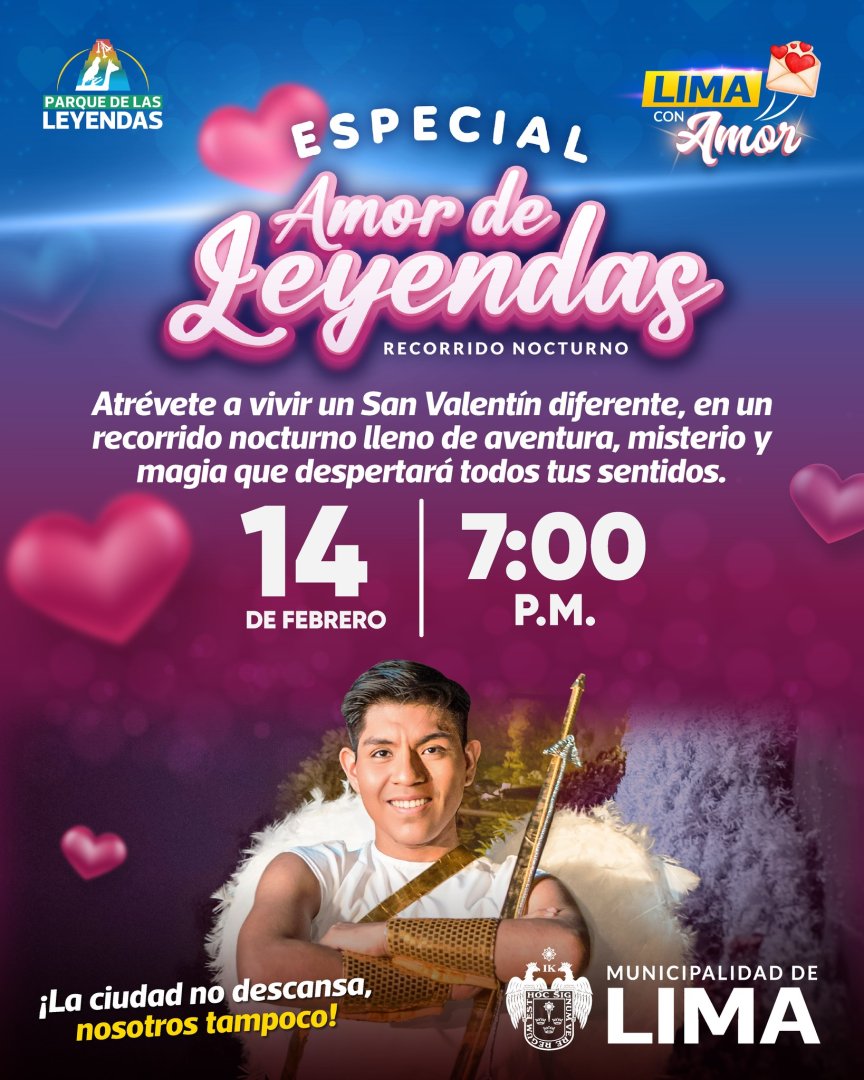 Recorrido Especial Amor de Leyendas.
