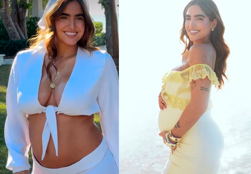 Isabella Ladera luce su embarazo con Hugo Garc�a.