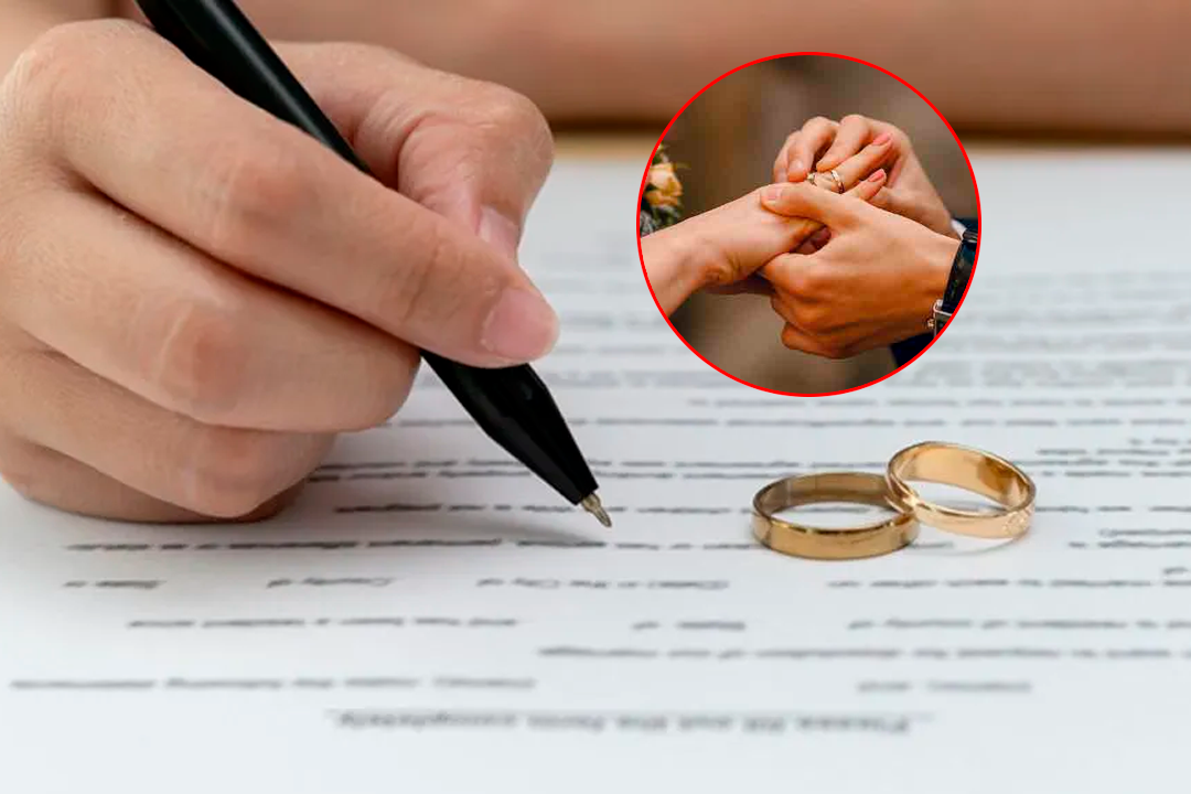 Durante el 2024, hubo 25 divorcios por cada 100 matrimonios inscritos.