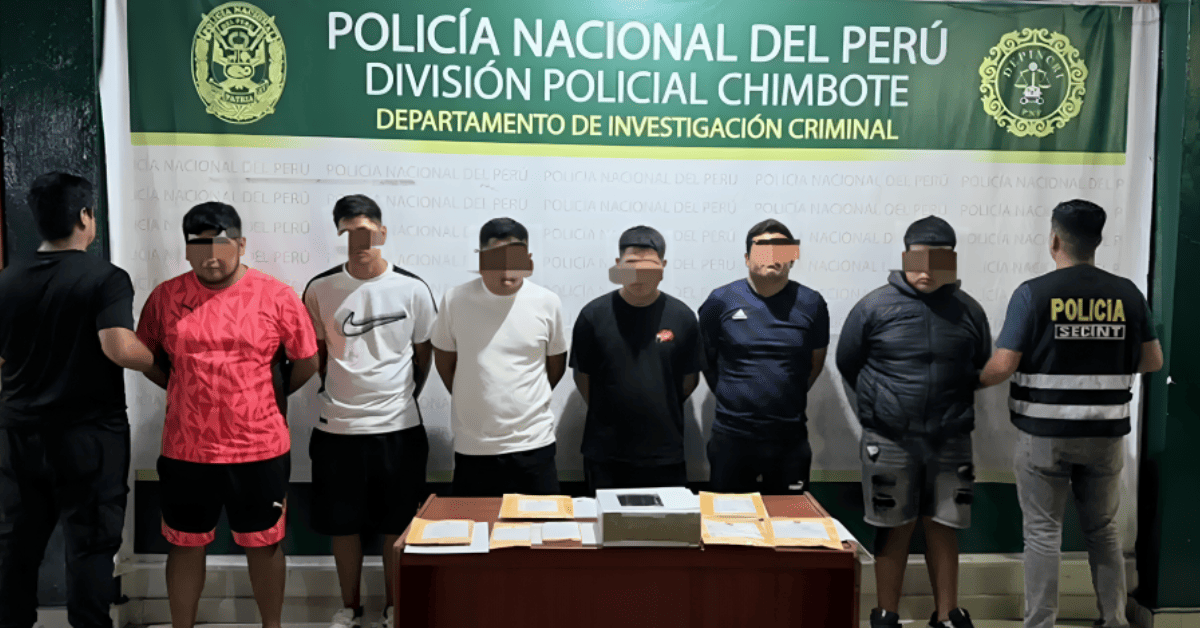 Capturan a la banda criminal 'Los Lobos del Sur' en Áncash: Exigían pagos extorsivos a empresarios y obras de construcción