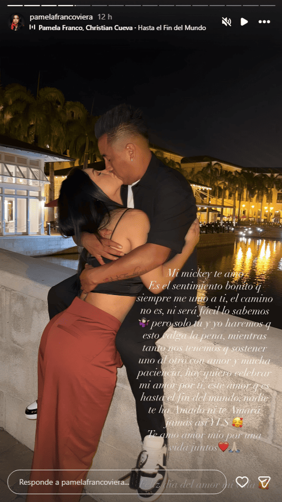 Publicaci�n de Pamela Franco