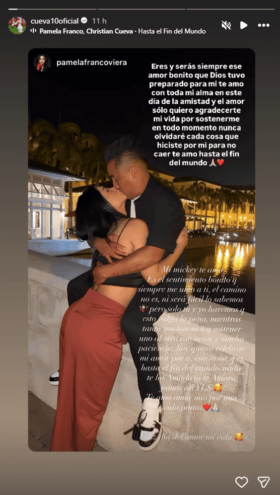 Publicaci�n de Christian Cueva