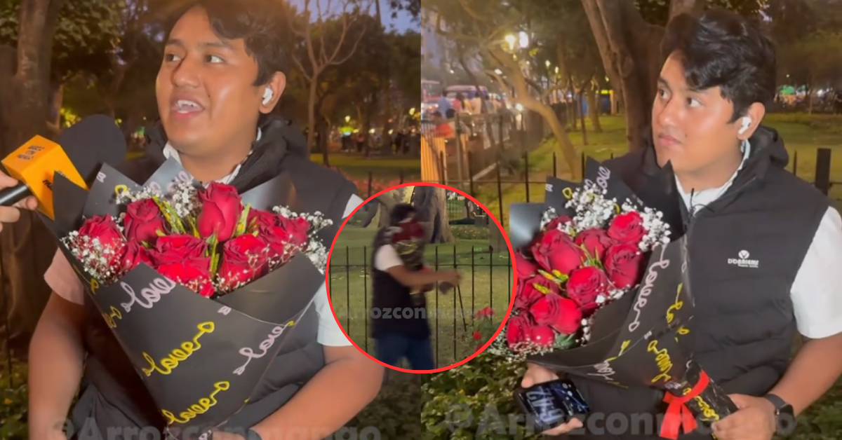 Joven esperó a su novia en un parque hasta las 3 de la madrugada por San Valentín y nunca llegó