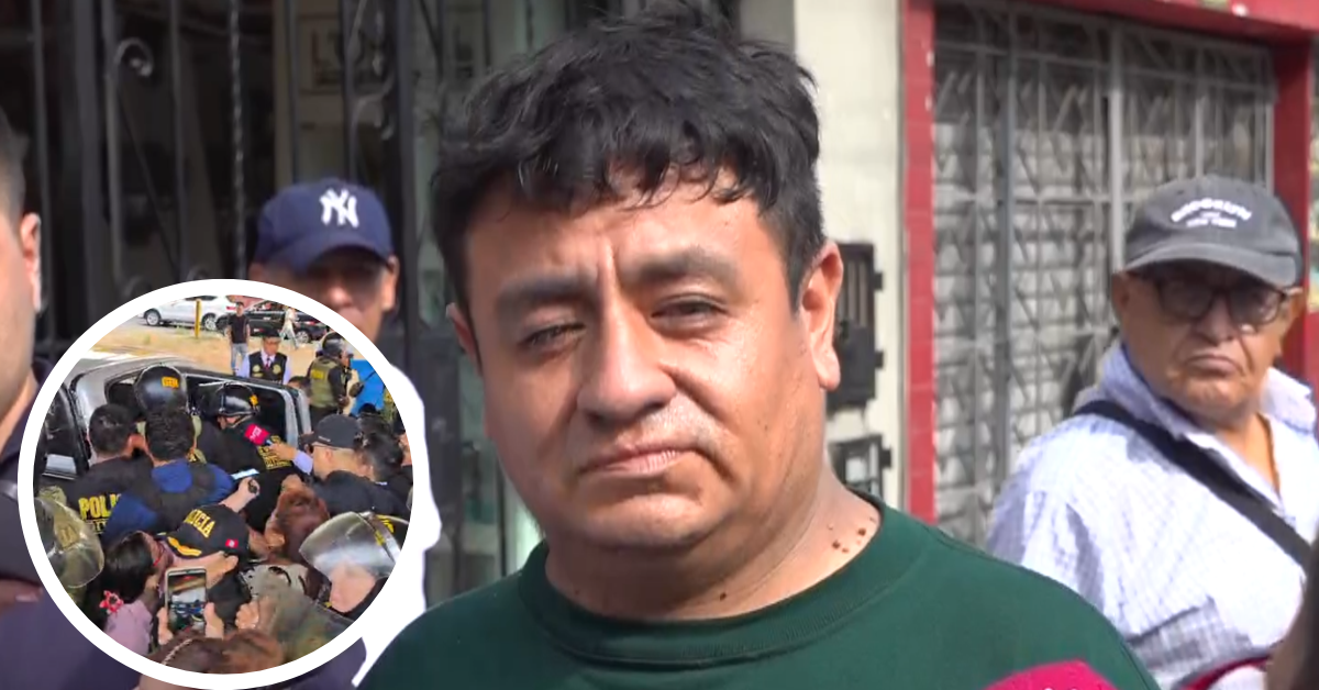 Transportista es liberado por la PNP tras ser intervenido durante protesta: "Me siento mal, todo el mundo me mira"