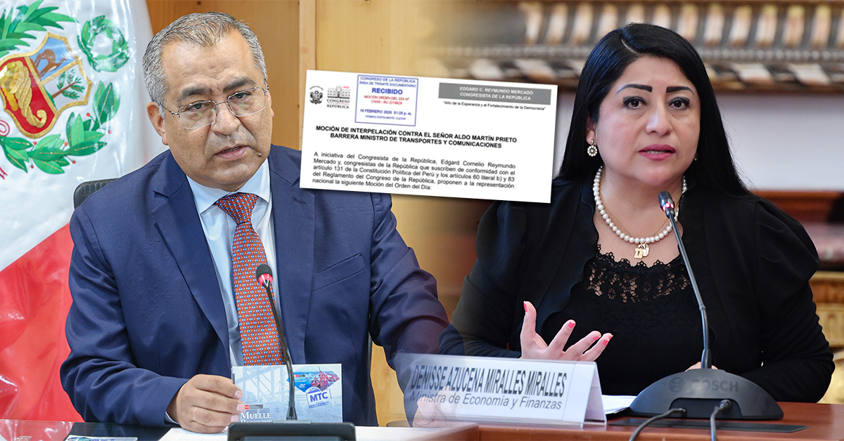Congresistas presentan mociones para interpelar a ministros del MTC y MEF por retrasos en Nueva Carretera Central