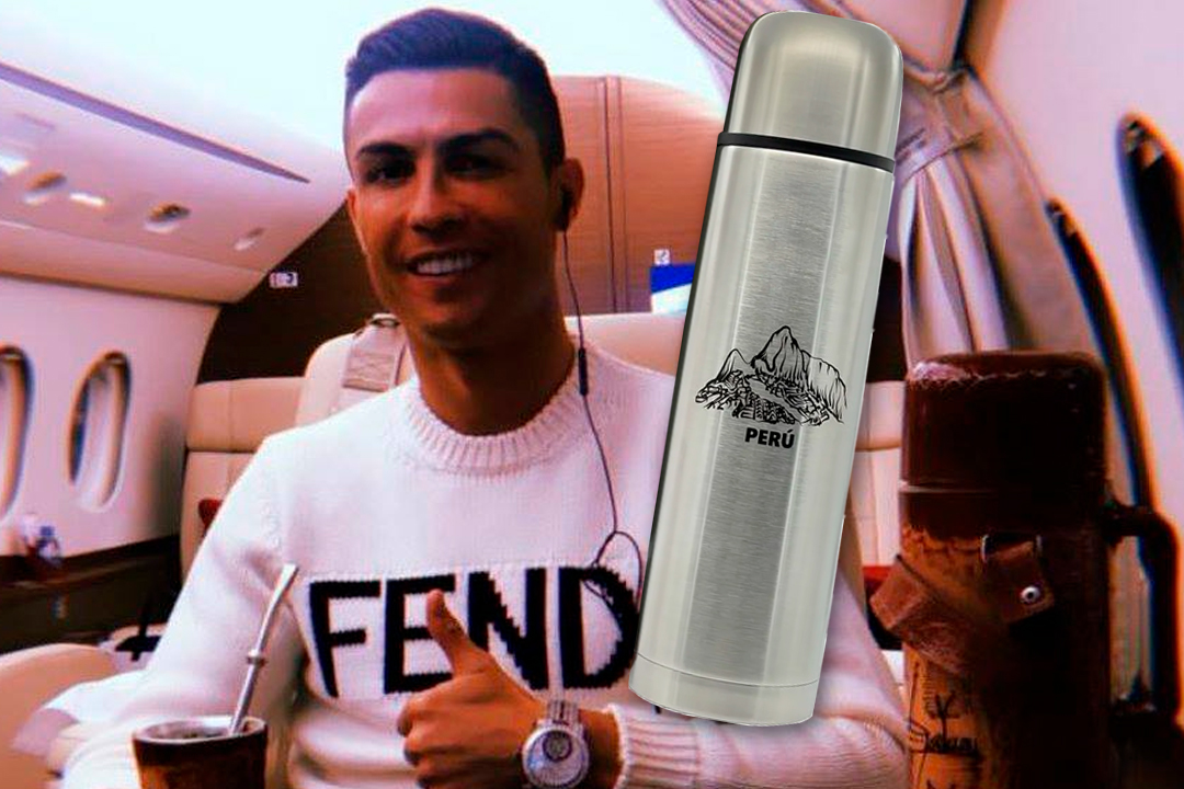 Dybala confes� que Ronaldo llevaba consigo un termo con dise�o que evoca al arte peruano