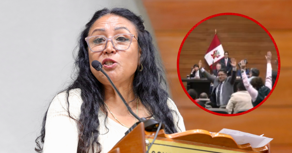 Congresista Elizabeth Medina durante censura de José Jerí: "Que se levante uno que no está investigado"