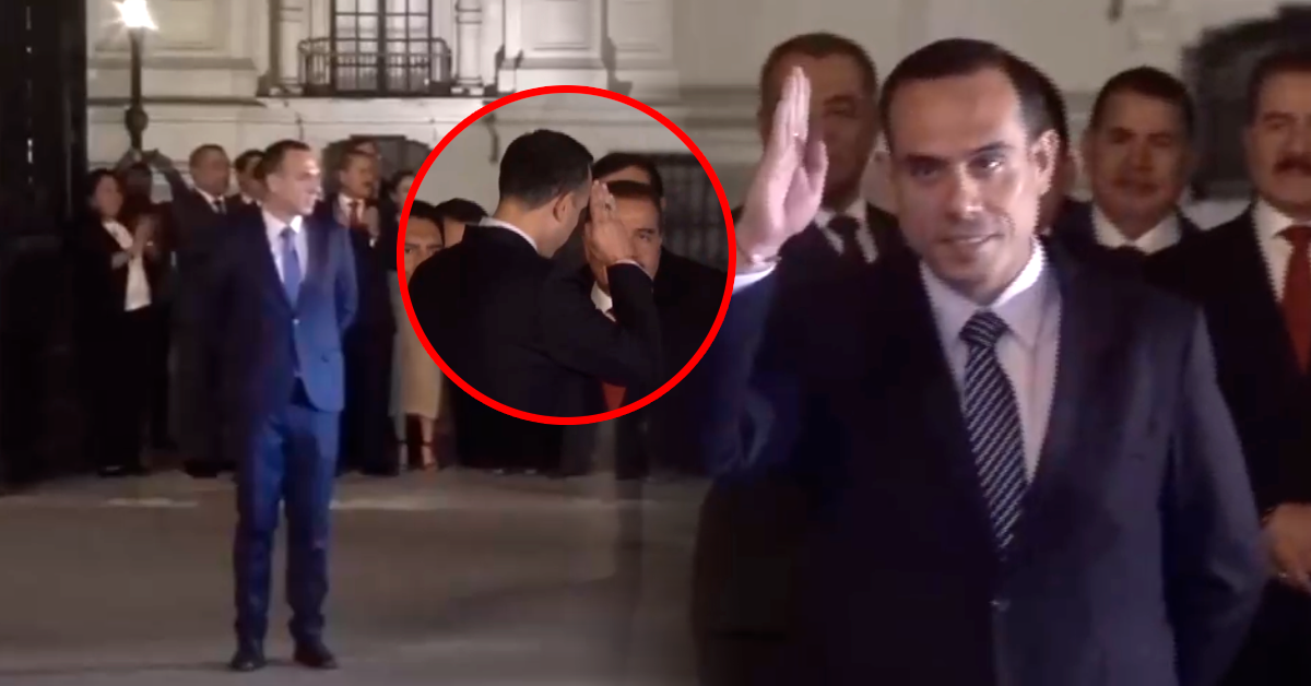 José Jerí abandona Palacio de Gobierno tras ser destituido y se despide de sus ministros