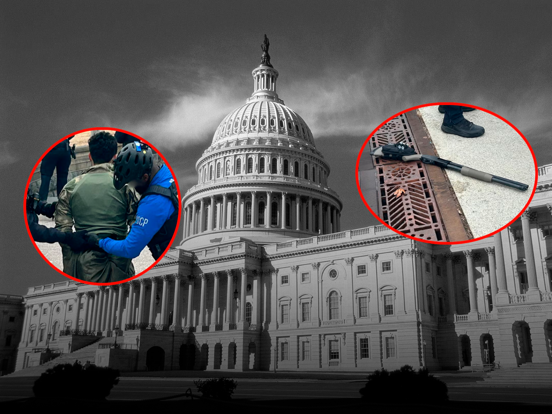 ¡Terror en Washington! Adolescente armado corre hacia el Capitolio y es detenido por la policía