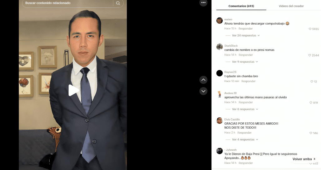 Comentarios de los cibernautas a Mart�n Palacios