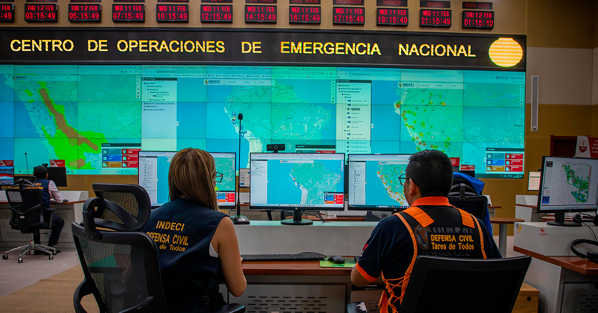 ¡En alerta máxima! INDECI advierte que 130 distritos de cinco regiones están en grave riesgo por lluvias intensas