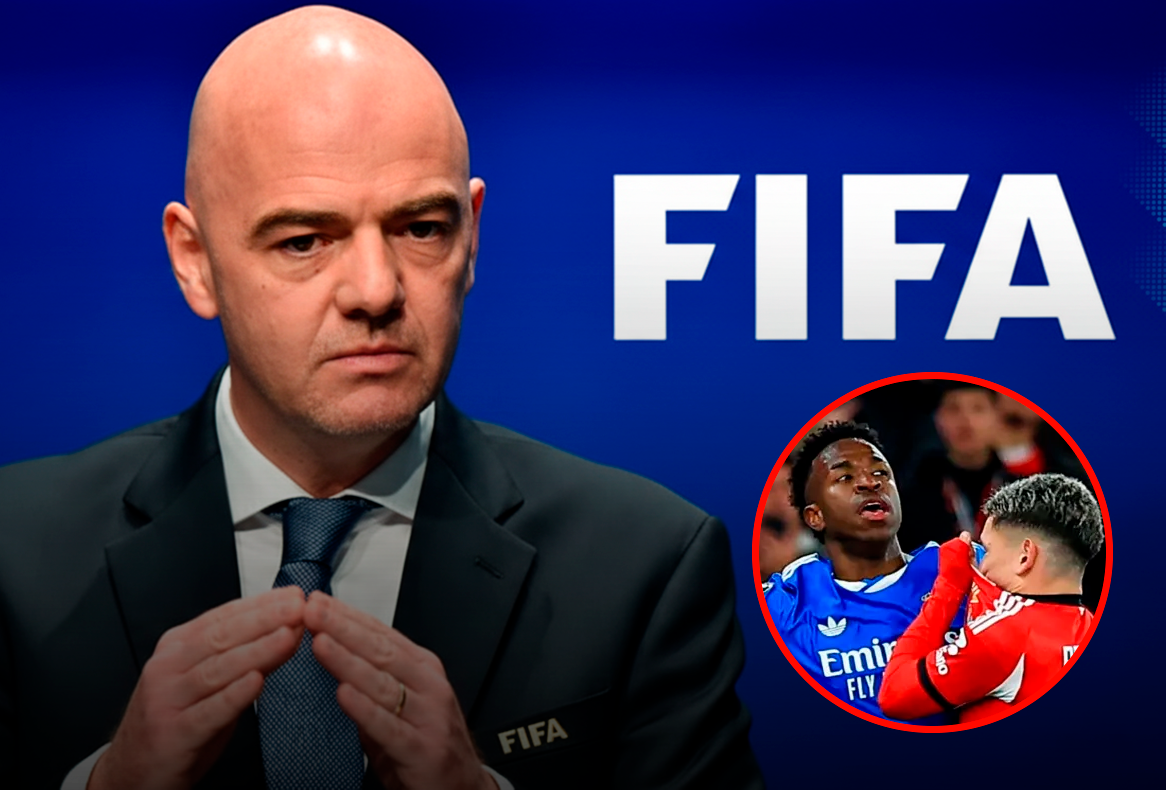 Insulto racista contra Vinicius Jr desata denuncia y fuerte reacción del presidente de la FIFA