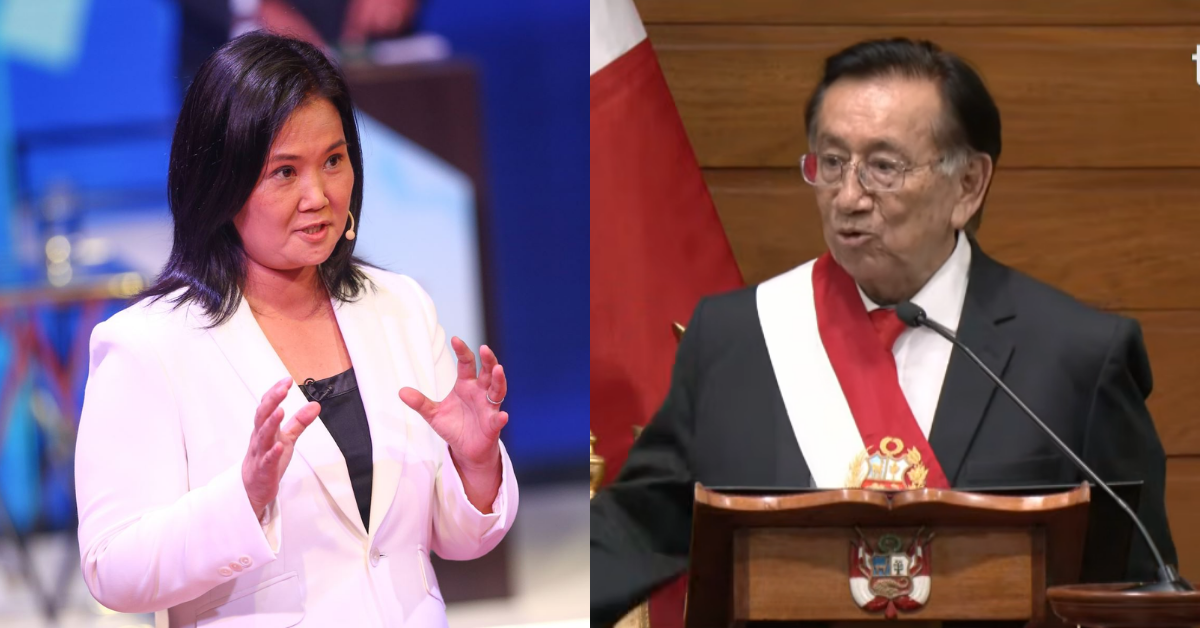 Keiko Fujimori se pronuncia tras la elección de José Balcázar como presidente: "La democracia está en peligro"