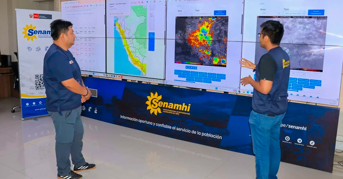 ¡En alerta roja! Senamhi anuncia lluvias de hasta extrema intensidad en tres regiones para las próximas 24 horas