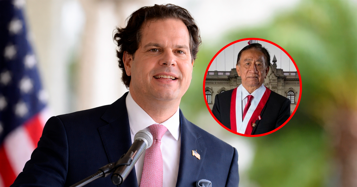 José Balcázar: Embajador de Estados Unidos le manda INSÓLITO mensaje tras asumir la presidencia