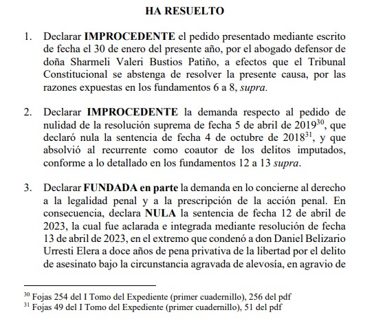 Tribunal Constitucional falla en favor de Daniel Urresti.