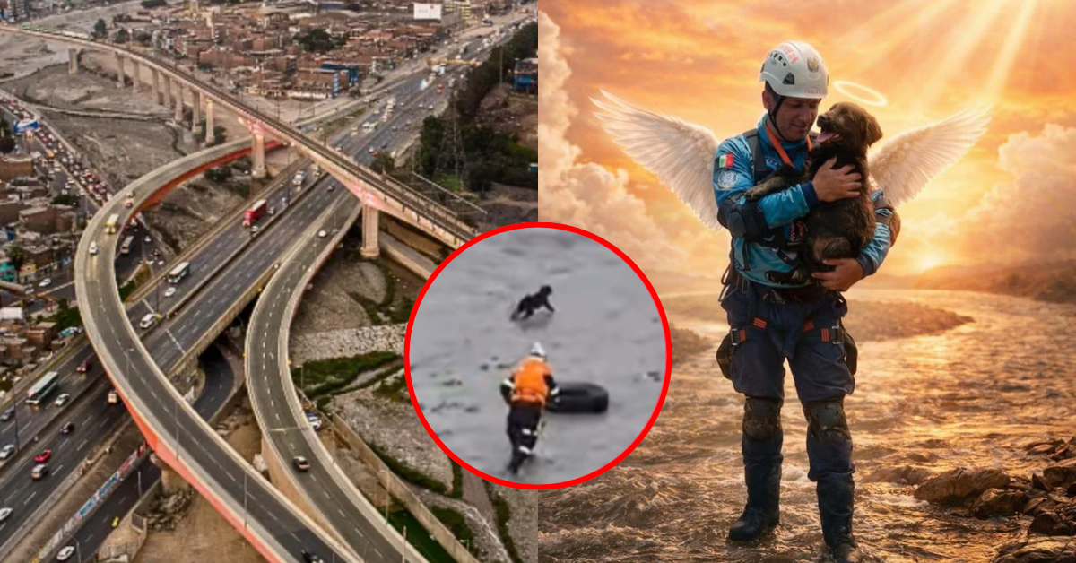 Rescate de la PNP en río Rímac: Clausuran Vía Expresa Línea Amarilla con sentido a Lima
