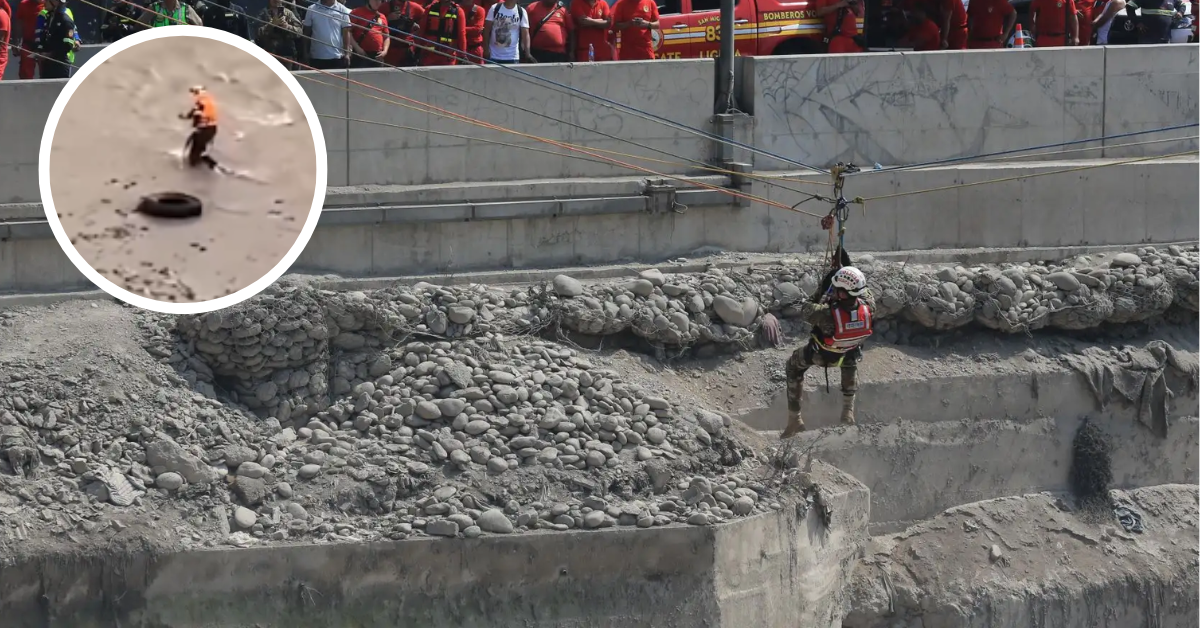 Reinician búsqueda de efectivo que fue arrastrado por el río Rímac: Visualizaron su chaleco y casco