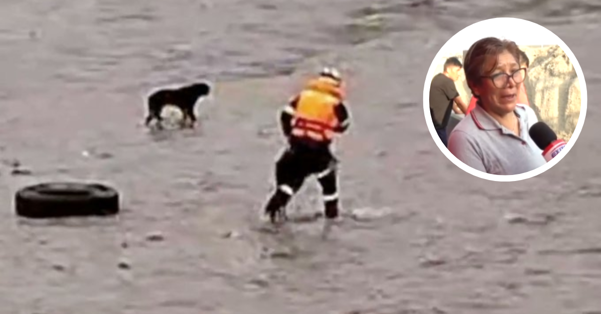 Familiar de rescatista que fue arrastrado por río Rímac rompe en llanto: "Él daba todo por sus mascotas"