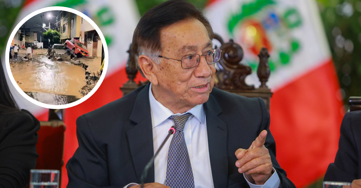 Presidente Balcázar afirmó que desconoce grave situación en Arequipa ante lluvias intensas: "Recién me entero"