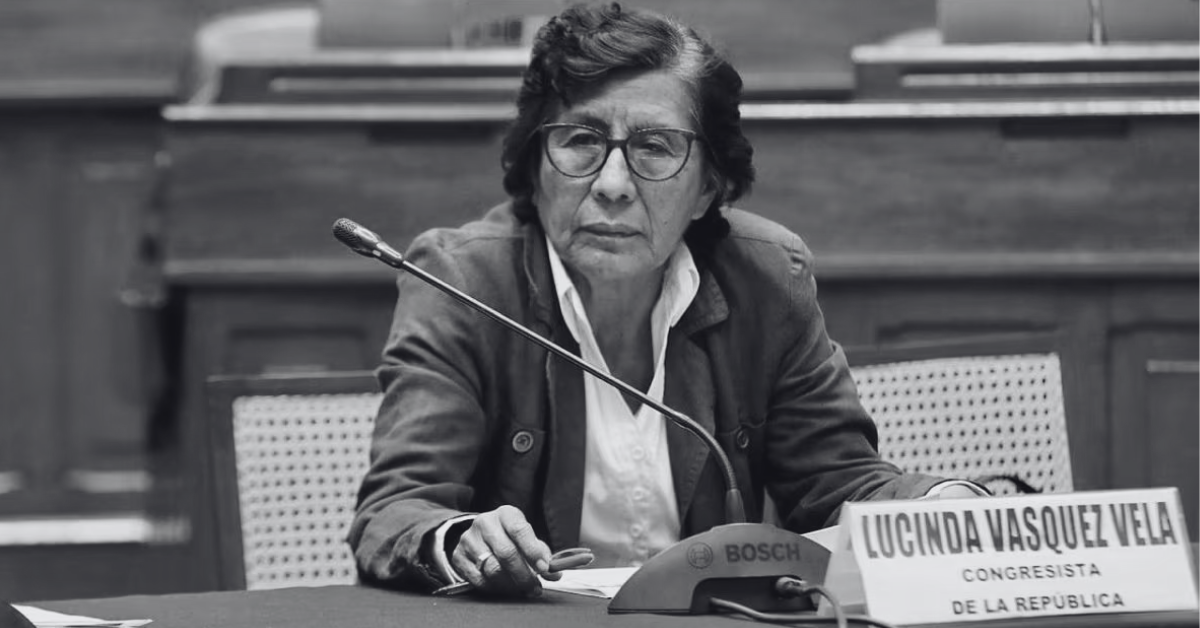 Congresista Lucinda Vásquez fallece a los 67 años: Parlamento expresa sus condolencias