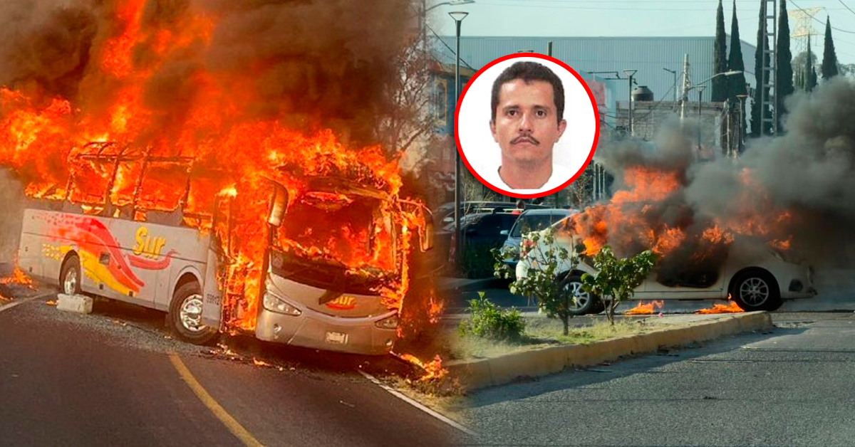 Caos en México: Narcobloqueos, incendios y tensión en aeropuertos tras la presunta muerte de "El Mencho"