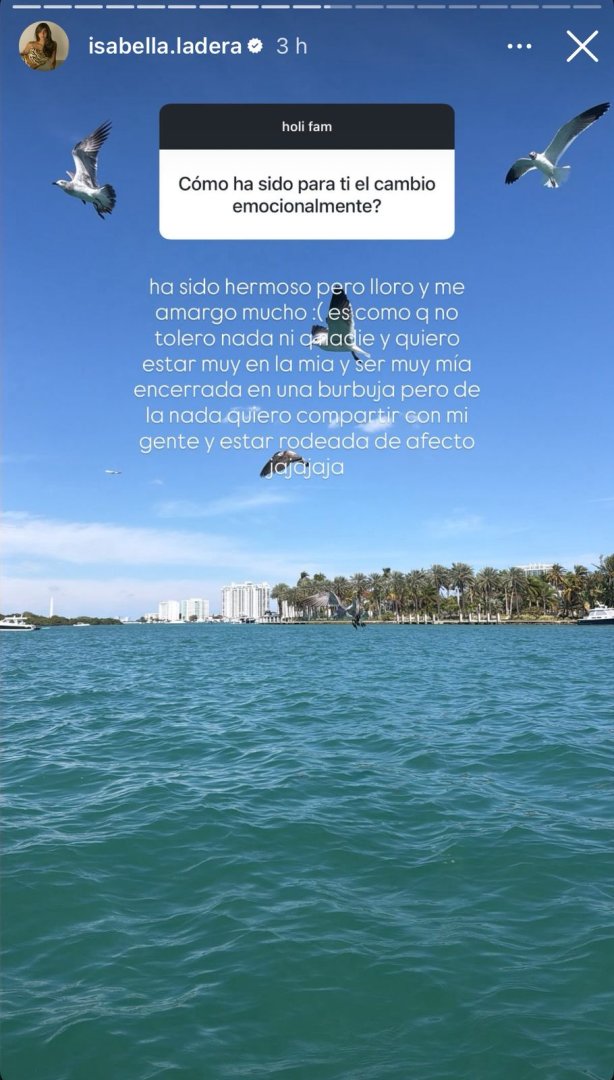 Isabella Ladera cuenta detalles de su embarazo