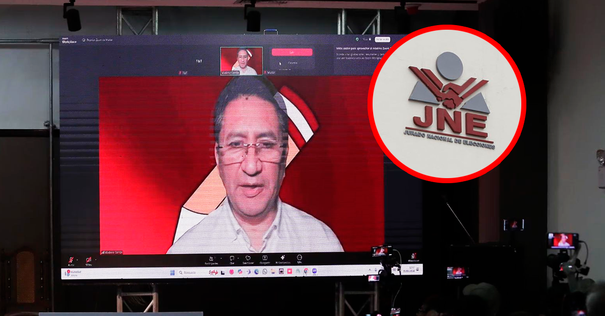 Debate Presidencial 2026: Vladimir Cerrón deberá presentarse de forma presencial si quiere participar