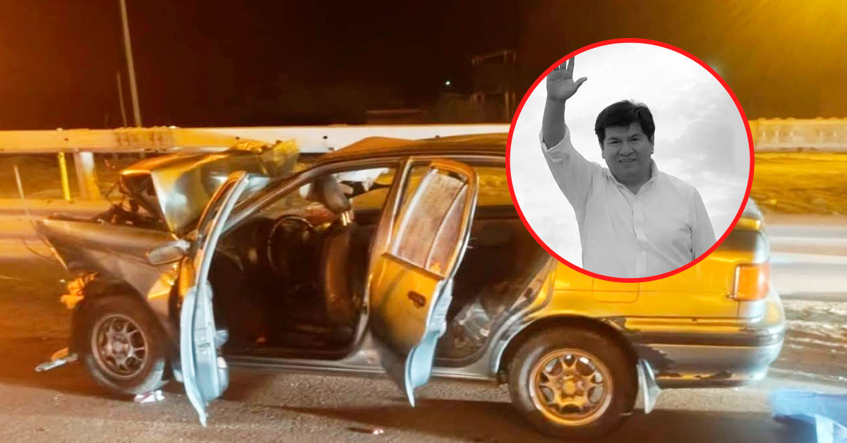 Luto en la política: Fallece exalcalde y candidato tras accidente en la Panamericana Sur